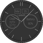 Lambdλ™ Excellence Watch Face