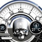 White Skull Watch Face