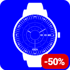 3D Blueprint Watch Face