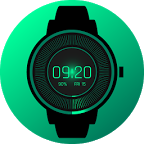 Digital Glow Watch Face