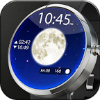 Moon Phase Lunar Watch Face