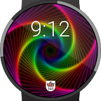 Color Spiral Watch Face