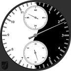 Dayadic Single Hand Watch Face