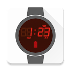 RedLed Digital Watch Face