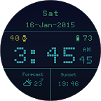 Retro Led Watchface Free