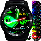 Laserslime animated watch face