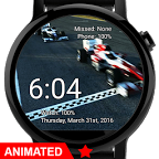 Watch Face Race Cars Wallpaper