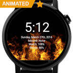 WatchFace- Live Fire Wallpaper