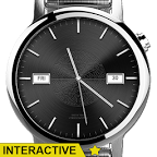 Watch Face: Silver Metal