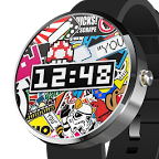 Sticker Bombing Watch Face