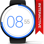 Flat Interactive Watch Face