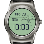 Men's Digital Watch Face