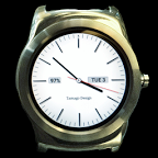 Analogue Modern White Watch