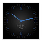 Timeless-Blue Watch Face