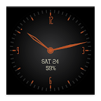 Timeless-Orange Watch Face