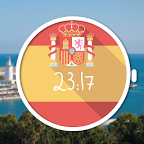 Spanish Flag Watch Face