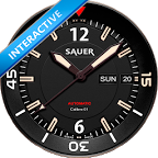 Sauer Iguana Diver Watch Face