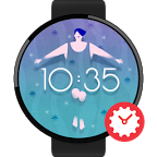 Swimming watchface by Julie