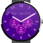 Material Analogic Watch Face