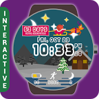 HuskyDEV Christmas Watch Face