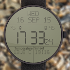 LCD Watchface With Weather